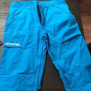 Blue Nomis snowboarding pants